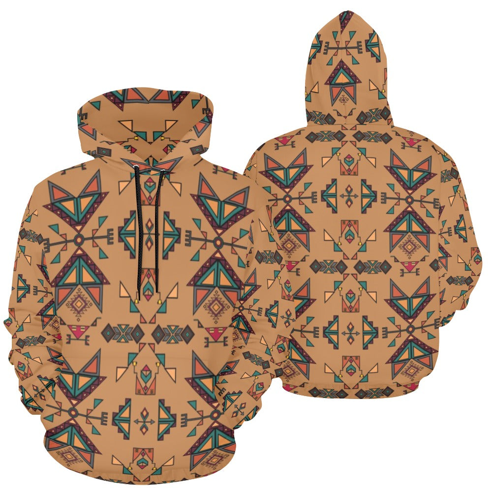 Arrow Dawn Brown Hoodie for Women