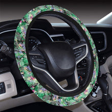 Load image into Gallery viewer, Culture in Nature Green Steering Wheel Cover with Elastic Edge
