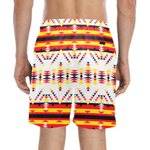 Load image into Gallery viewer, Visions of Peace Directions Men&#39;s Mid-Length Beach Shorts
