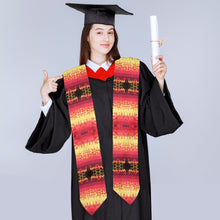 Load image into Gallery viewer, Soleil Fusion Rouge Graduation Stole
