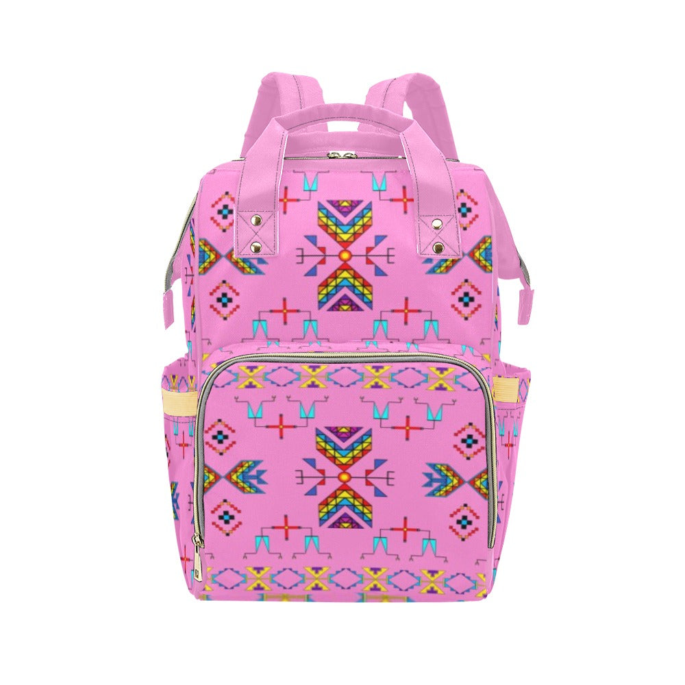 Rainy Chief Rainbow Blush Multi-Function Diaper Backpack