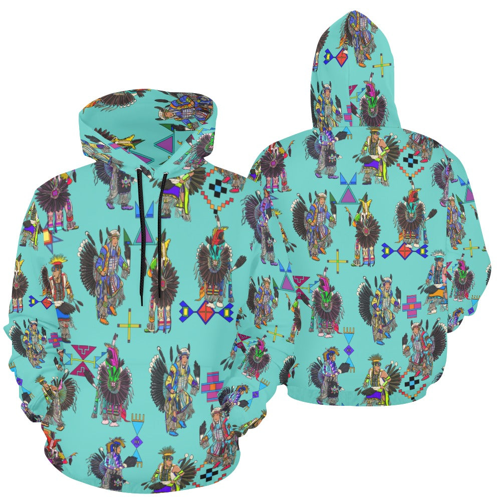 Men's Tradish Dancers Eggshell Blue Hoodie for Women