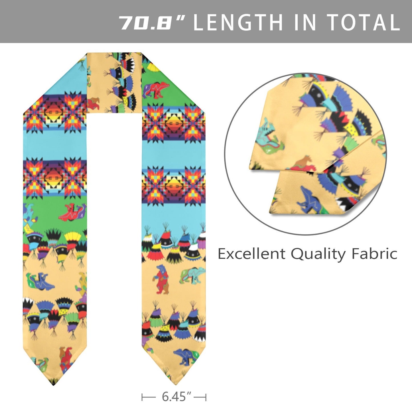 Bear Medicine Graduation Stole