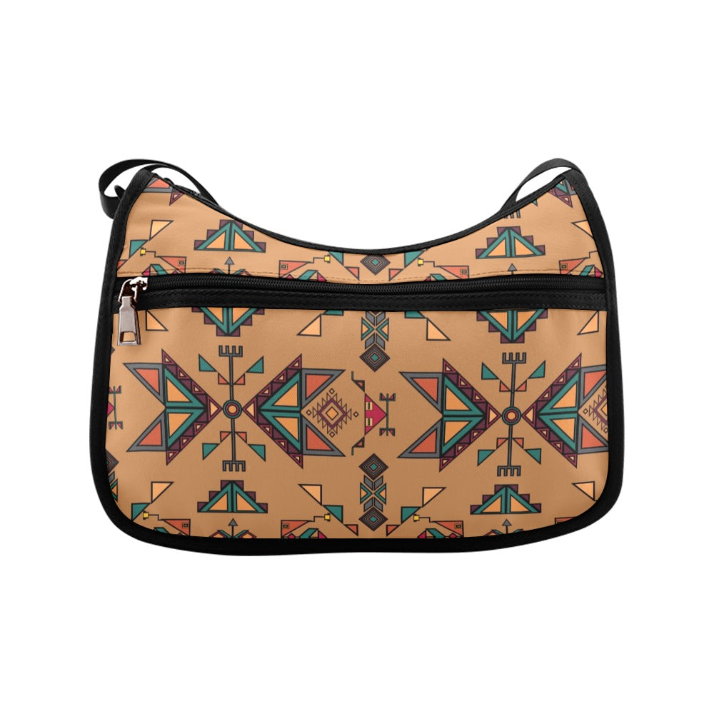 Arrow Dawn Brown Crossbody Bag