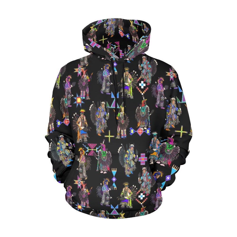 Men's Tradish Dancers Black Hoodie for Men