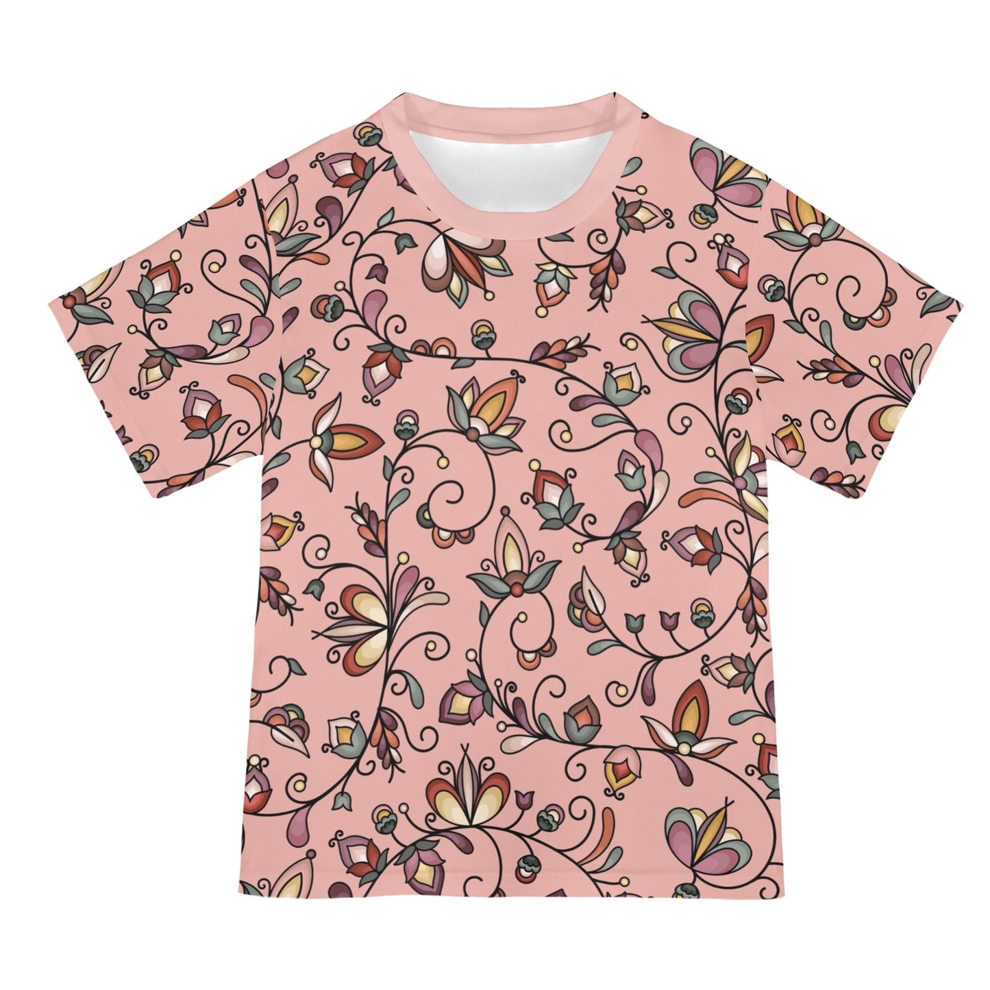 Burnt Sky Petals Peach Tee