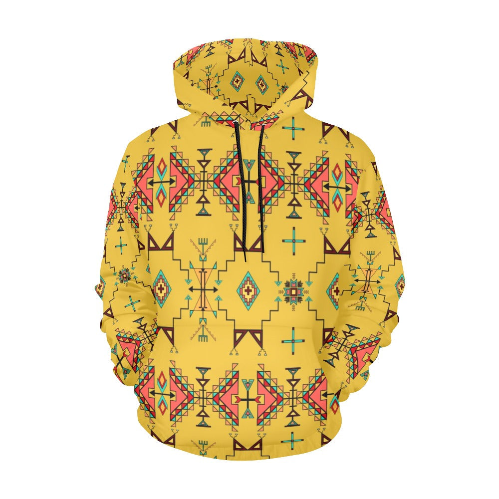 Thunder Flight Yellow Hoodie for Men
