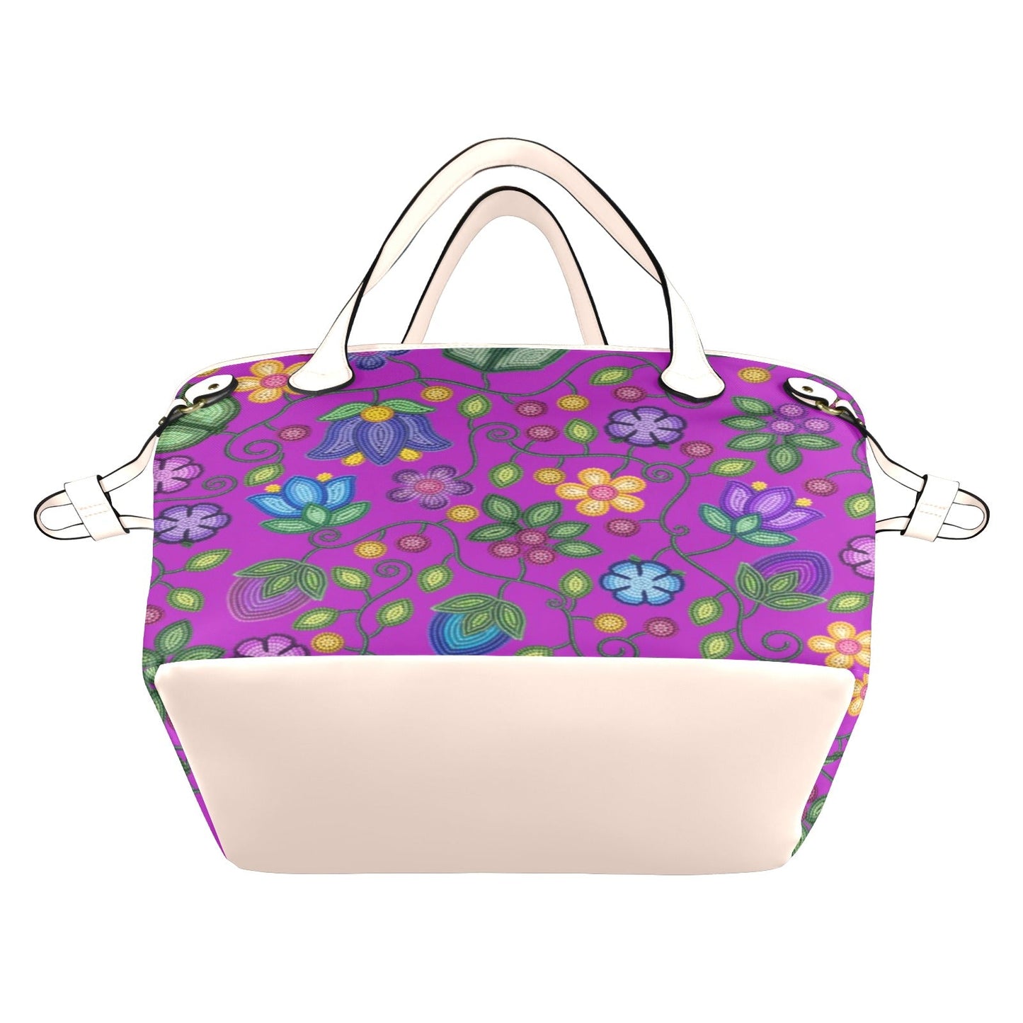 Bloom Uplift Purple Clover Canvas Tote