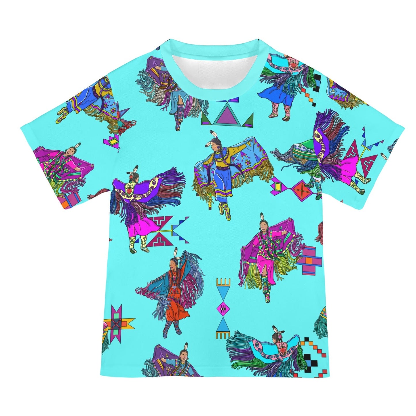 Women's Fancy Dancers Turquoise Tee