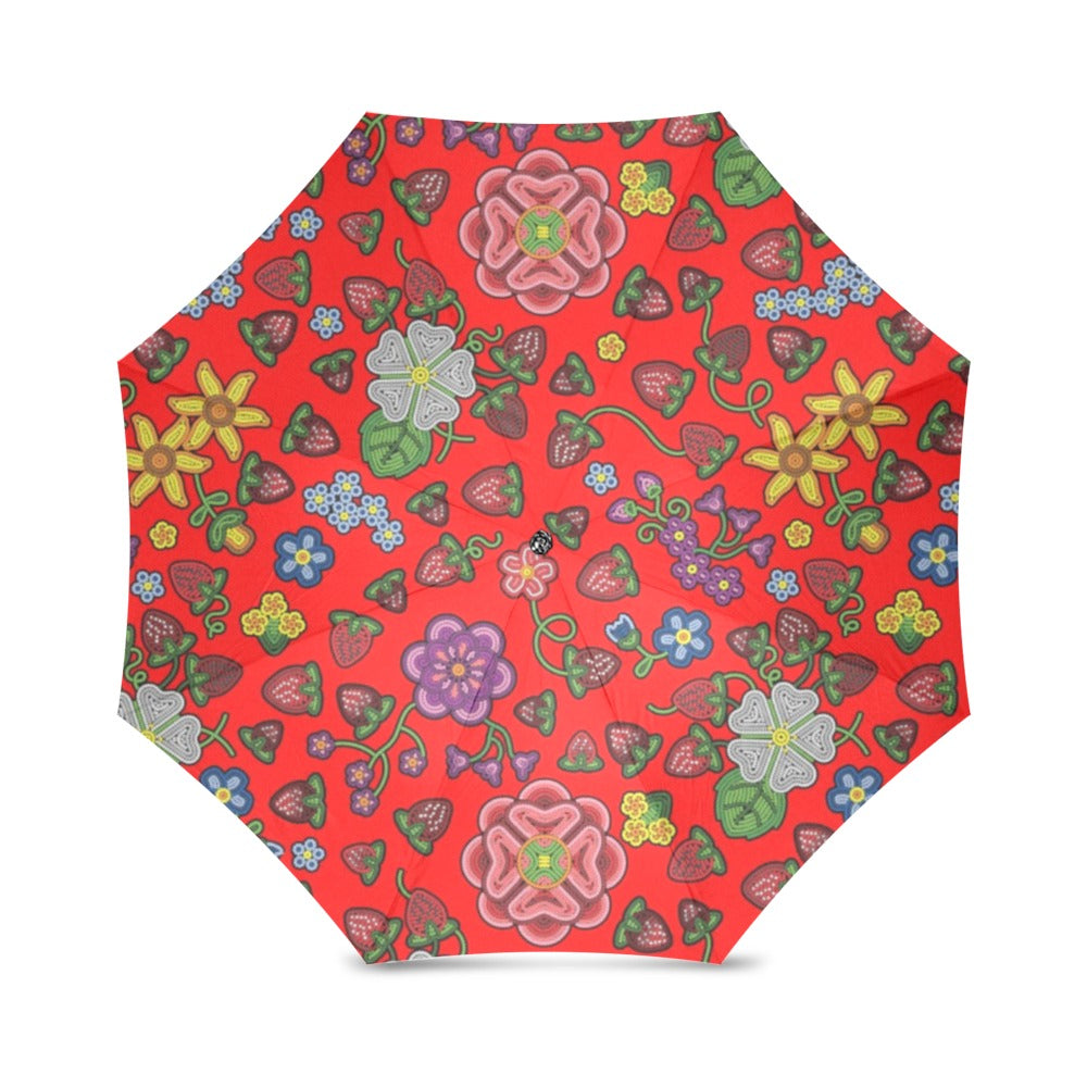 Berry Pop Fire Foldable Umbrella