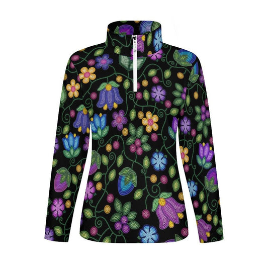 Bloom Uplift Black Long Sleeve Yoga Shirt