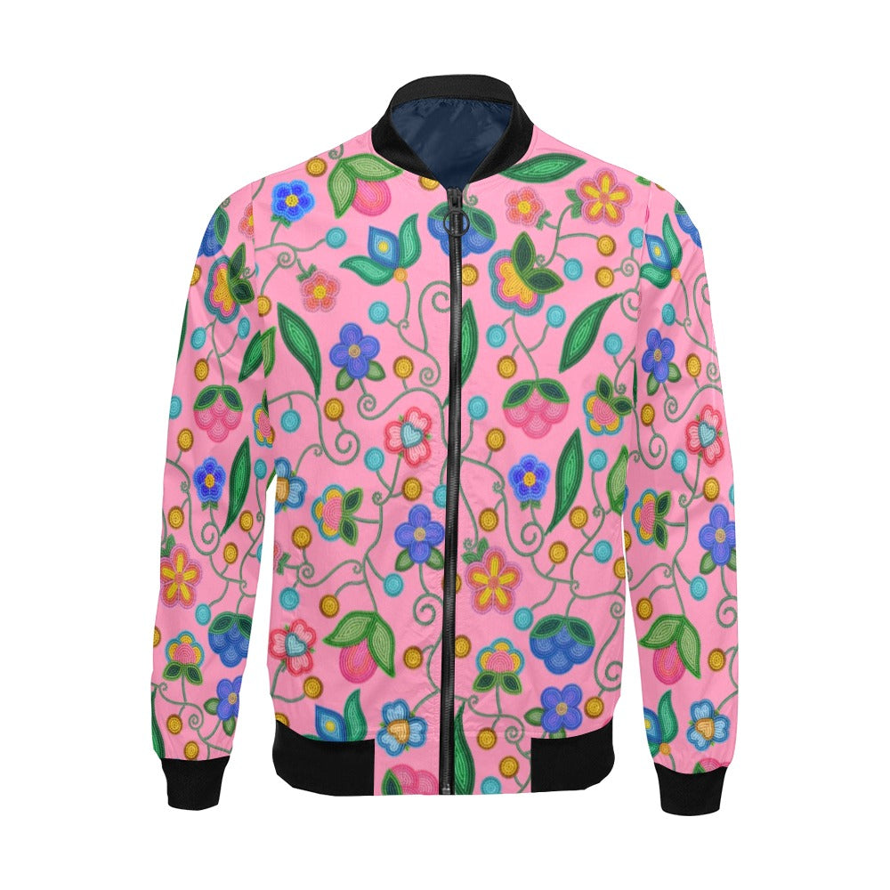 Skyberry Serenade Pink Bomber Jacket