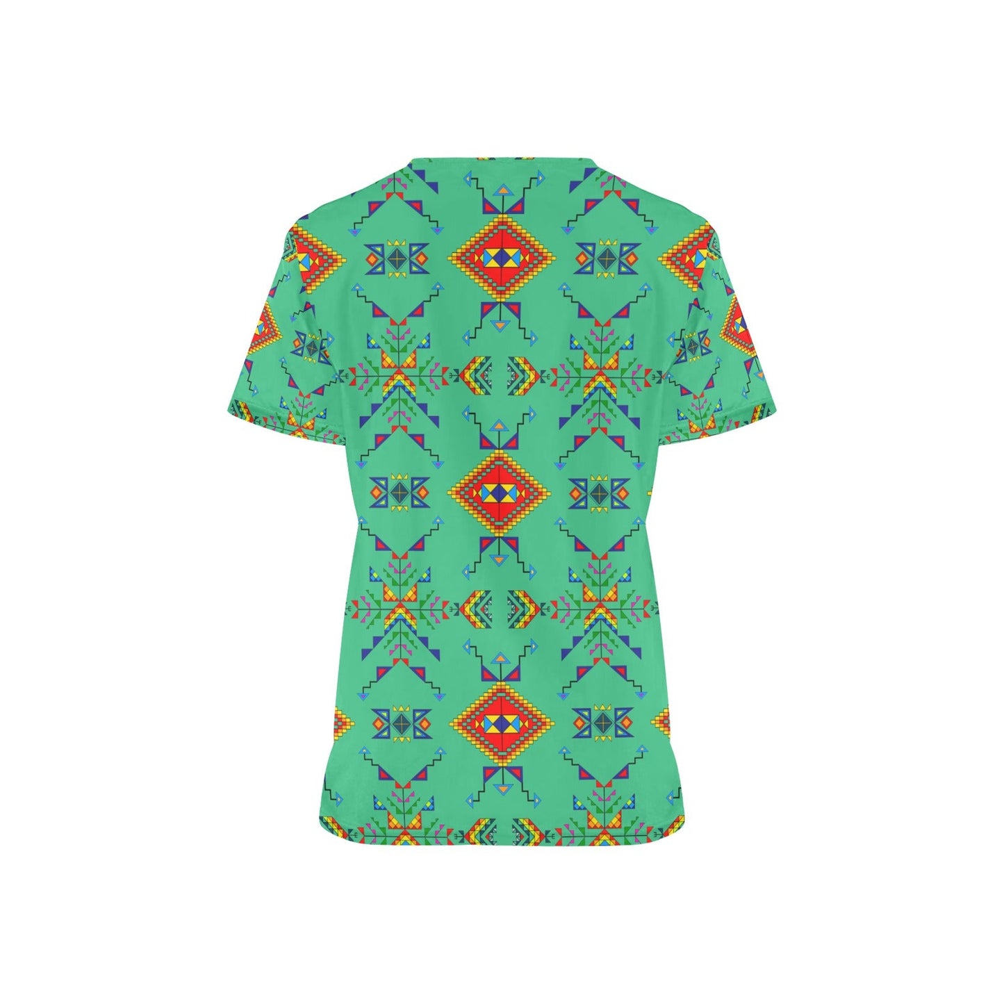 Buffalo Jump Sage Scrub Top