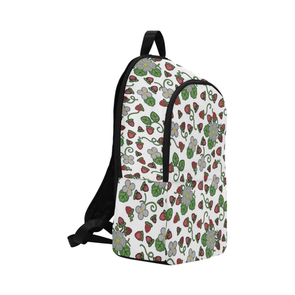 Strawberry Dreams White Backpack