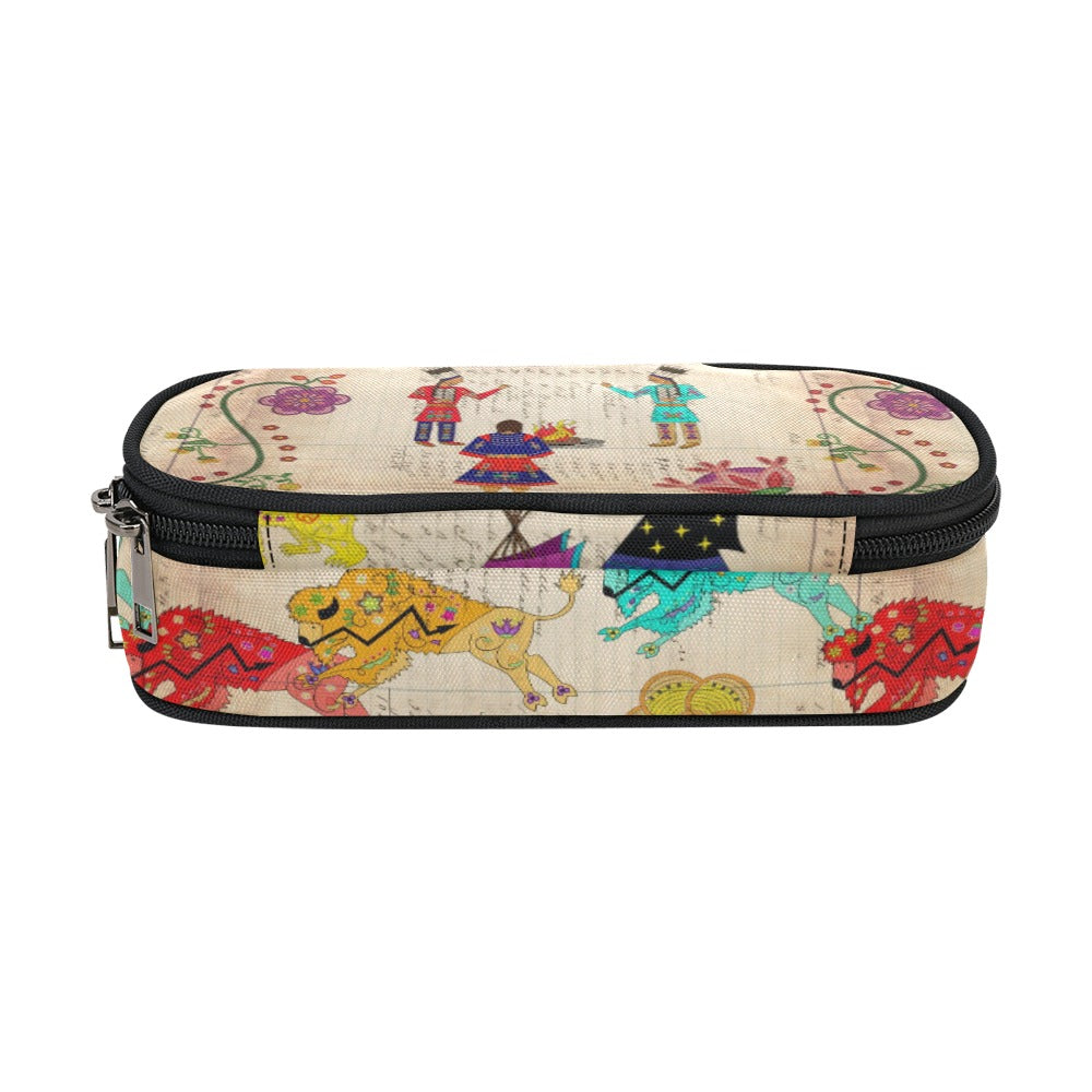 Floral Ledger Way of Life Pencil Pouch