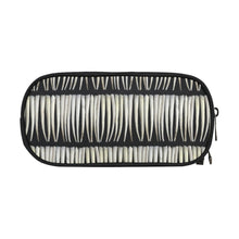 Load image into Gallery viewer, Dentalium on Black Pencil Pouch
