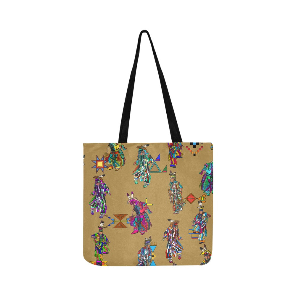 Men's Grass Dancers Earth Reusable Shopping Bag