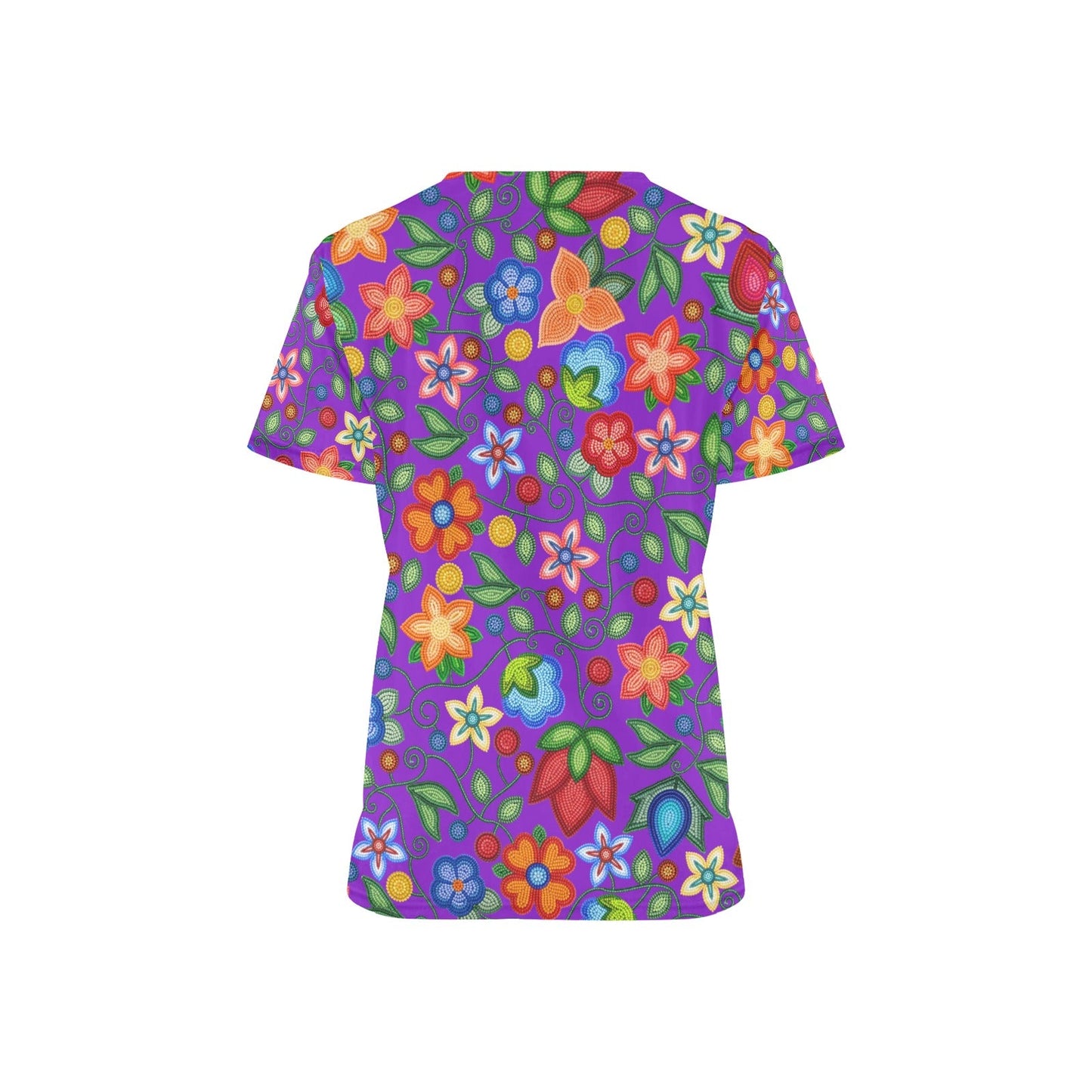 Morning Harmony Purple Scrub Top