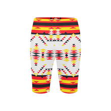 Load image into Gallery viewer, Visions of Peace Directions Men&#39;s Knee Length Swimming Trunks
