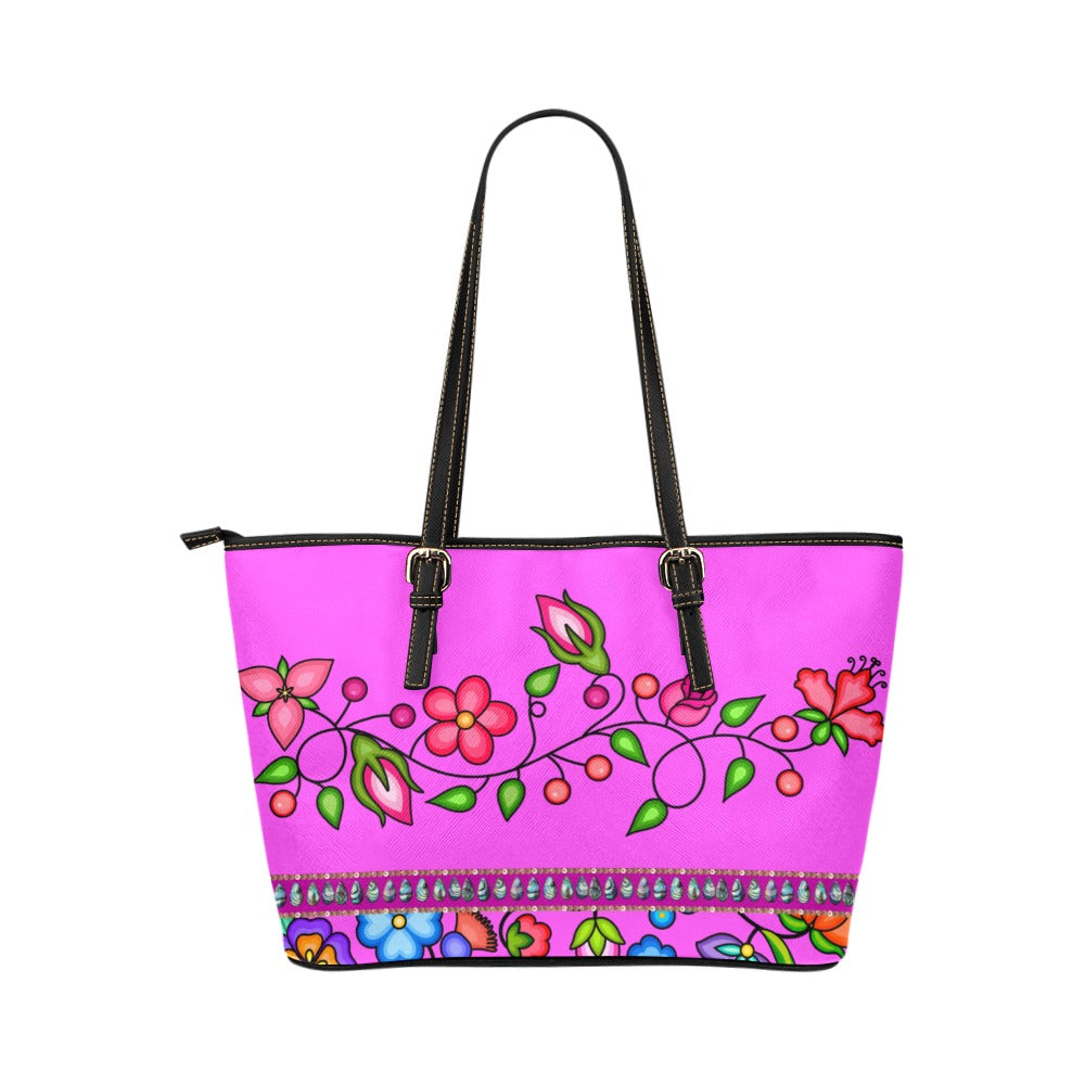 Grandmother Legacy Magenta Leather Tote