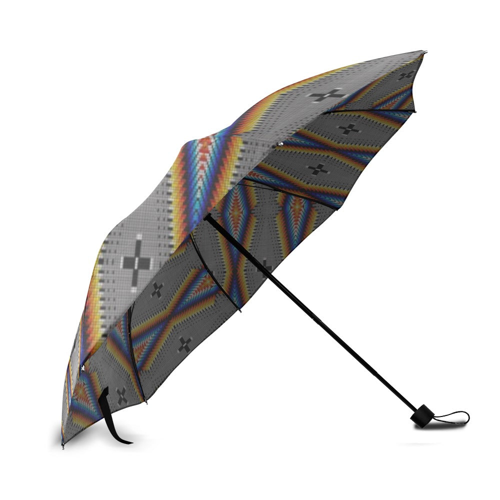 Diamond in the Bluff Grey Foldable Umbrella