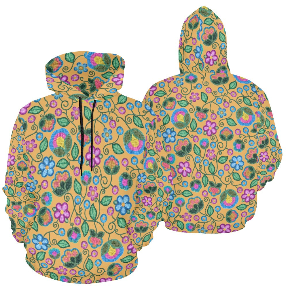 Turquoise Sunbeam Yellow Hoodie for Women