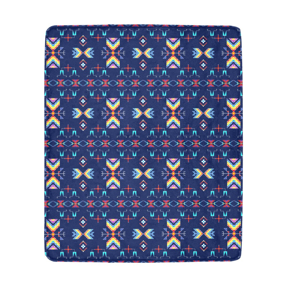 Rainy Chief Rainbow Night Lake Ultra-Soft Micro Fleece Blanket 50"x60"