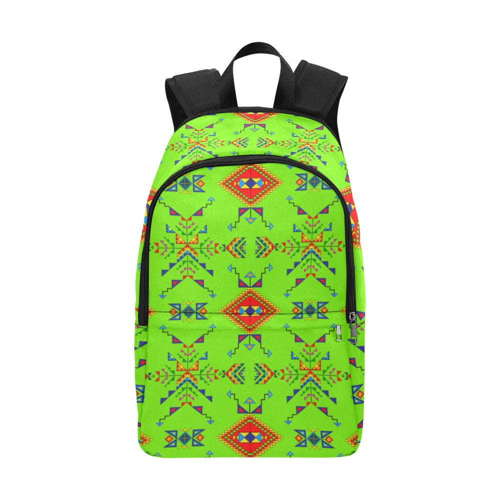 Buffalo Jump Neon Green Backpack