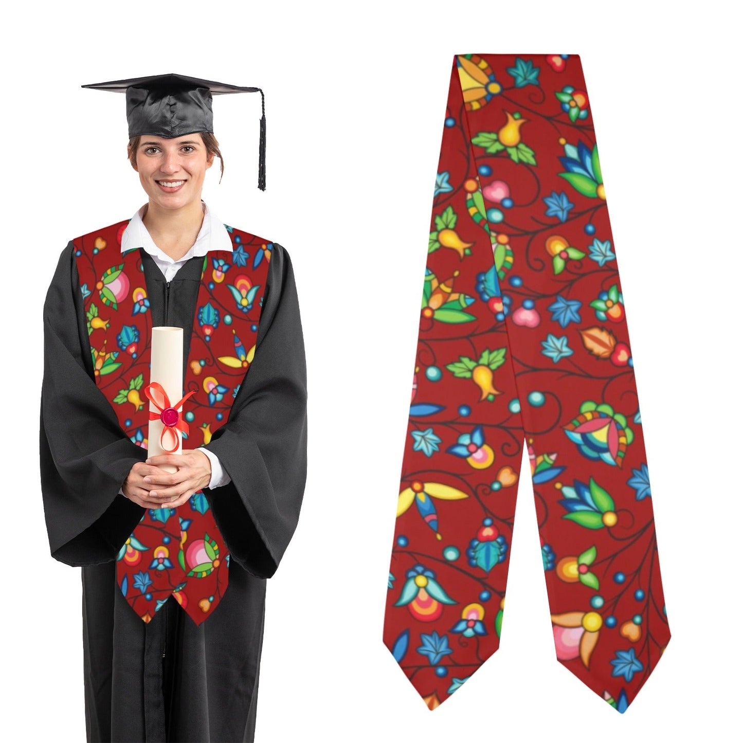 Prairie Plains Spirit Red Graduation Stole