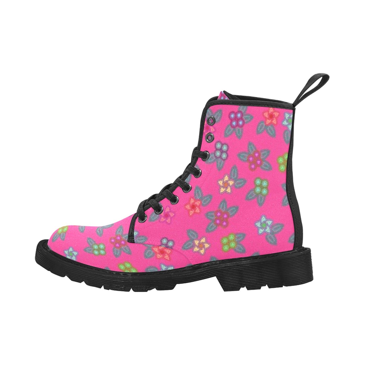 Berry Flowers Boots for Men