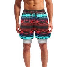 Load image into Gallery viewer, In Between Two Worlds Men&#39;s Sports Shorts with Compression Liner
