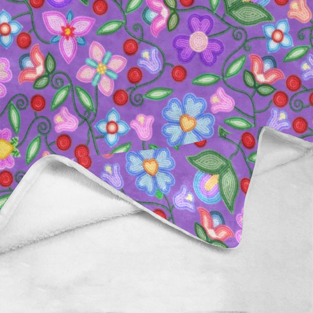 Petal Harmony Lavender Ultra-Soft Micro Fleece Blanket 40"x50"