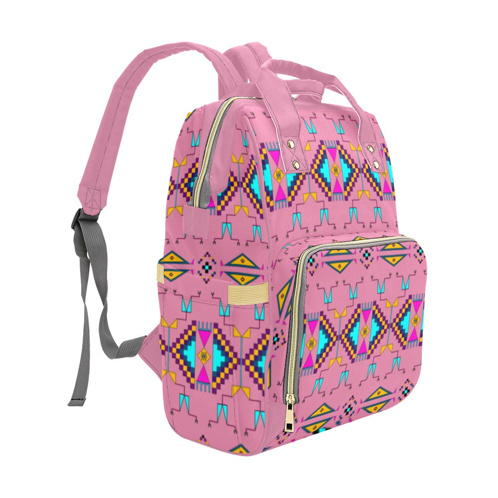 Rite of Passage Pink Multi-Function Diaper Backpack