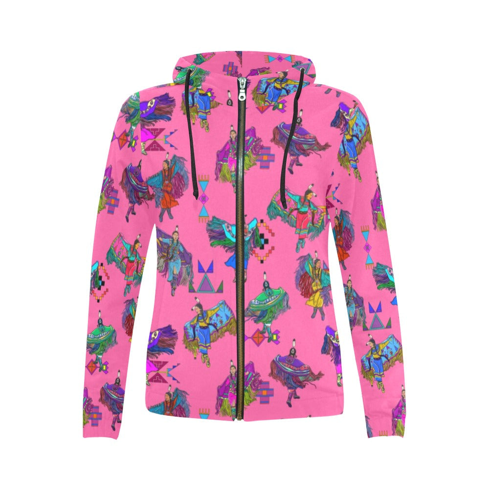 Women's Fancy Dancers Full Zip Hoodie for Women