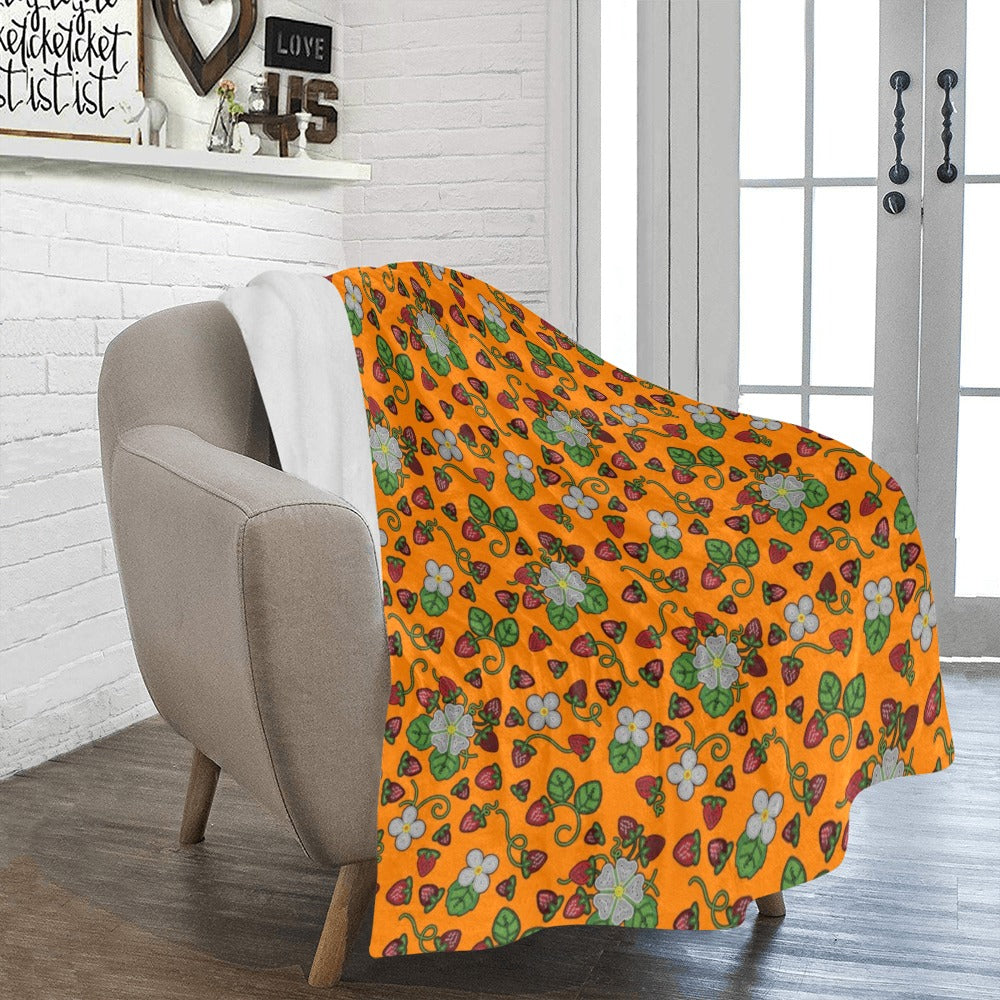 Strawberry Dreams Carrot Ultra-Soft Micro Fleece Blanket 50"x60"