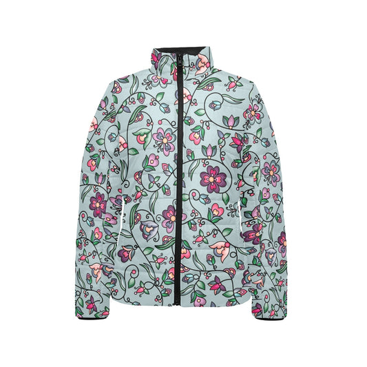 Amber Evening Garland Turquoise Stand Collar Jacket