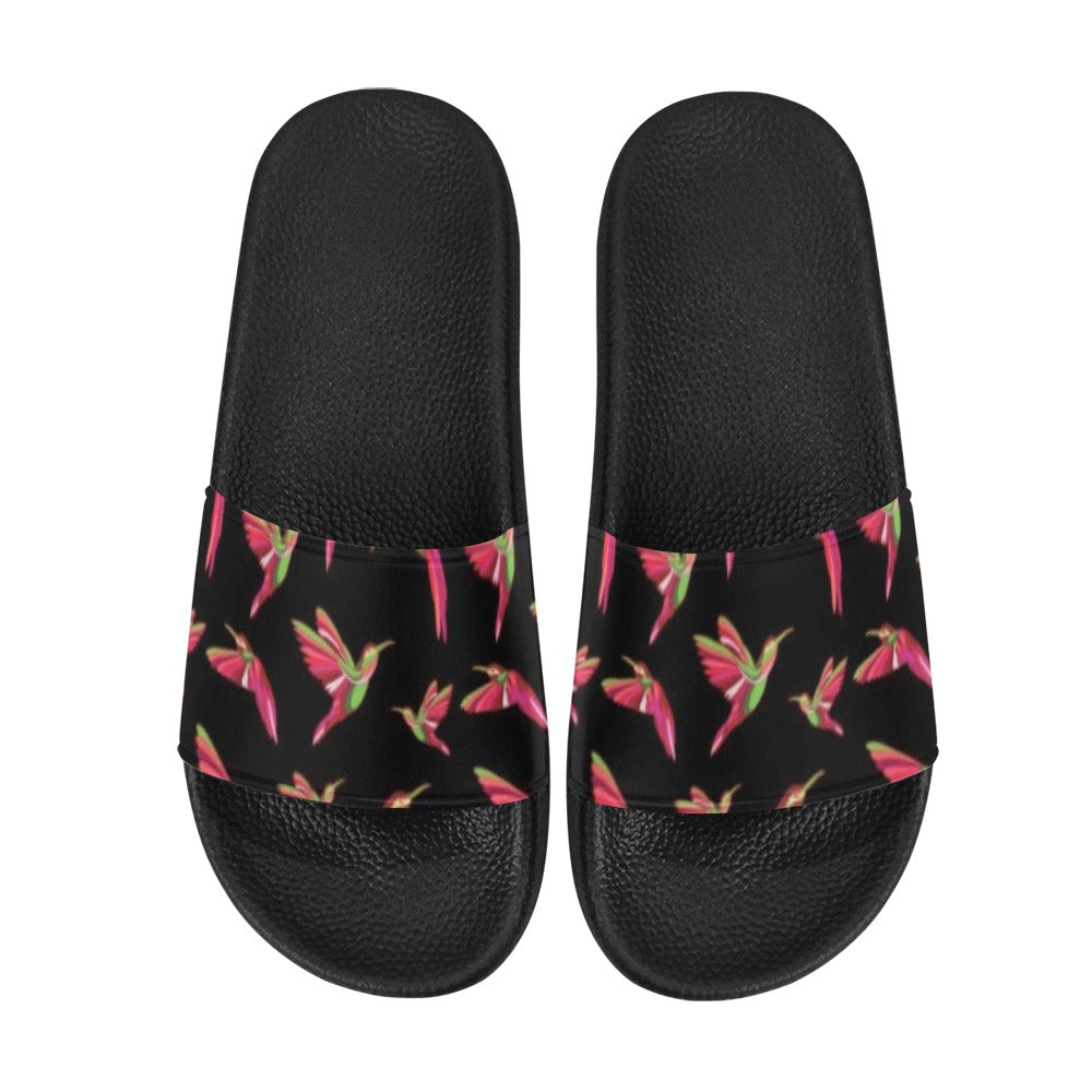 Red Swift Slide Sandals