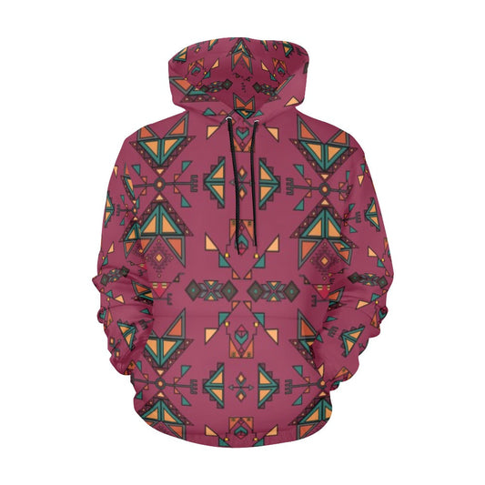 Arrow Dawn Maroon Hoodie for Men