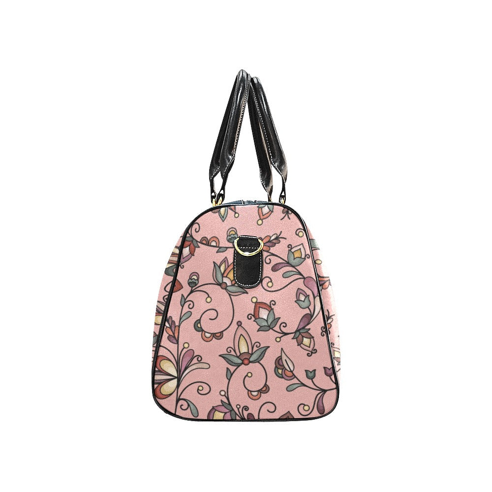 Burnt Sky Petals Peach Large Travel Bag