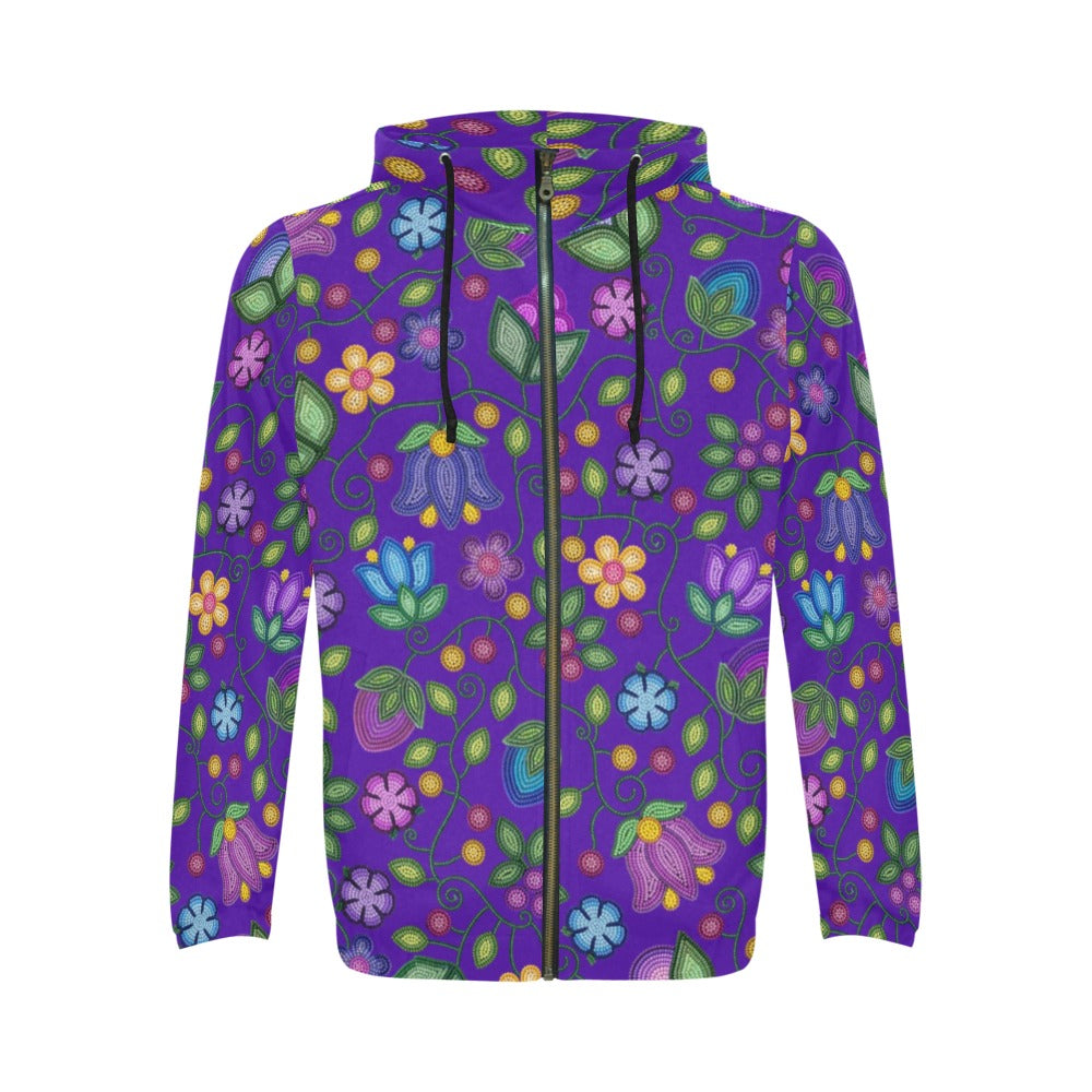 Bloom Uplift Indigo Zip Hoodie