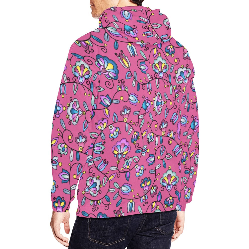Autumn Bundle Blessing Pink Hoodie for Men