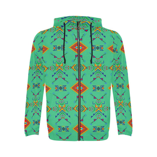 Buffalo Jump Sage Zip Hoodie
