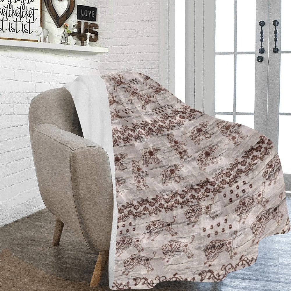 Sacred Run X-Large Micro Fleece Blanket
