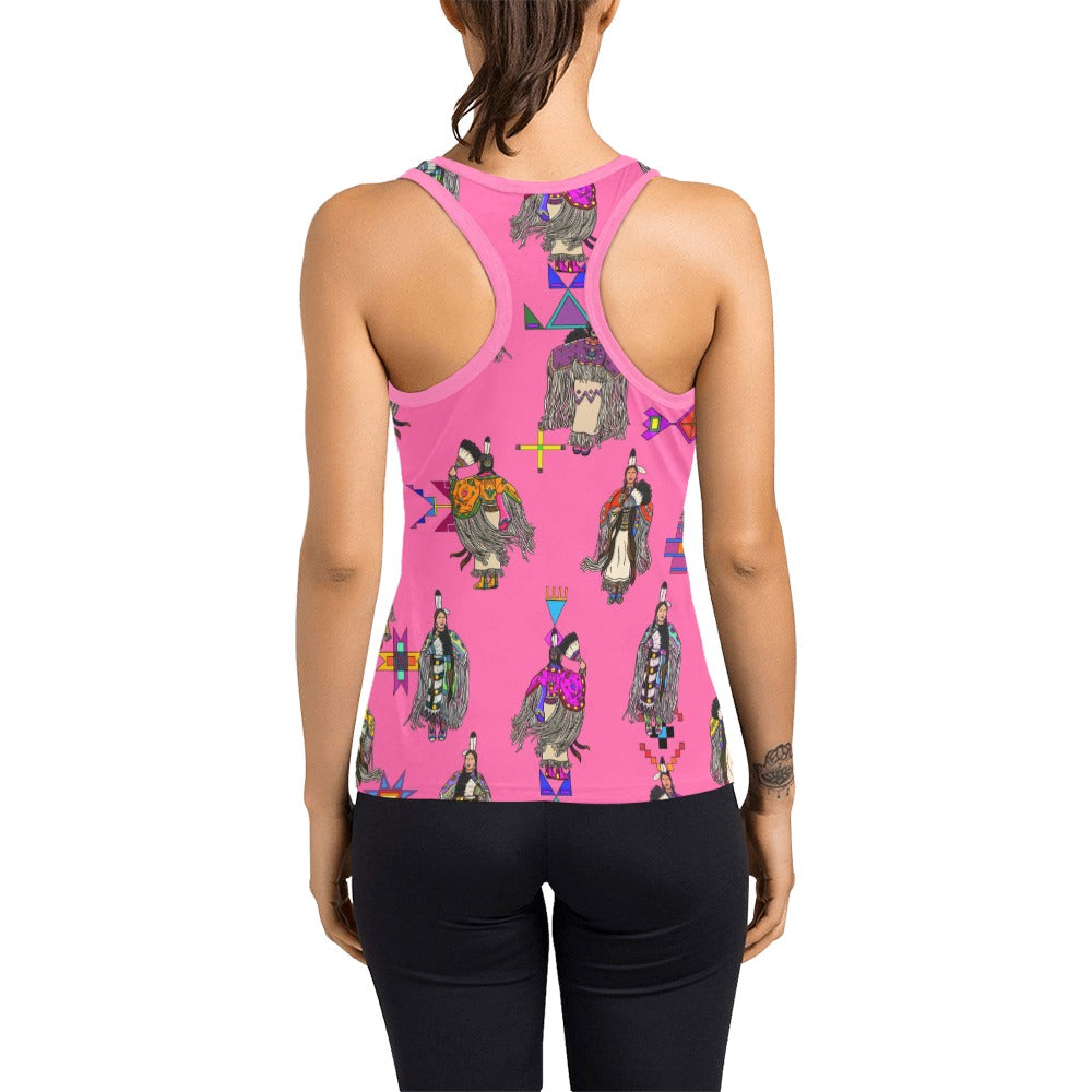 Women's Tradish Dancers Pink Women's Racerback Tank Top