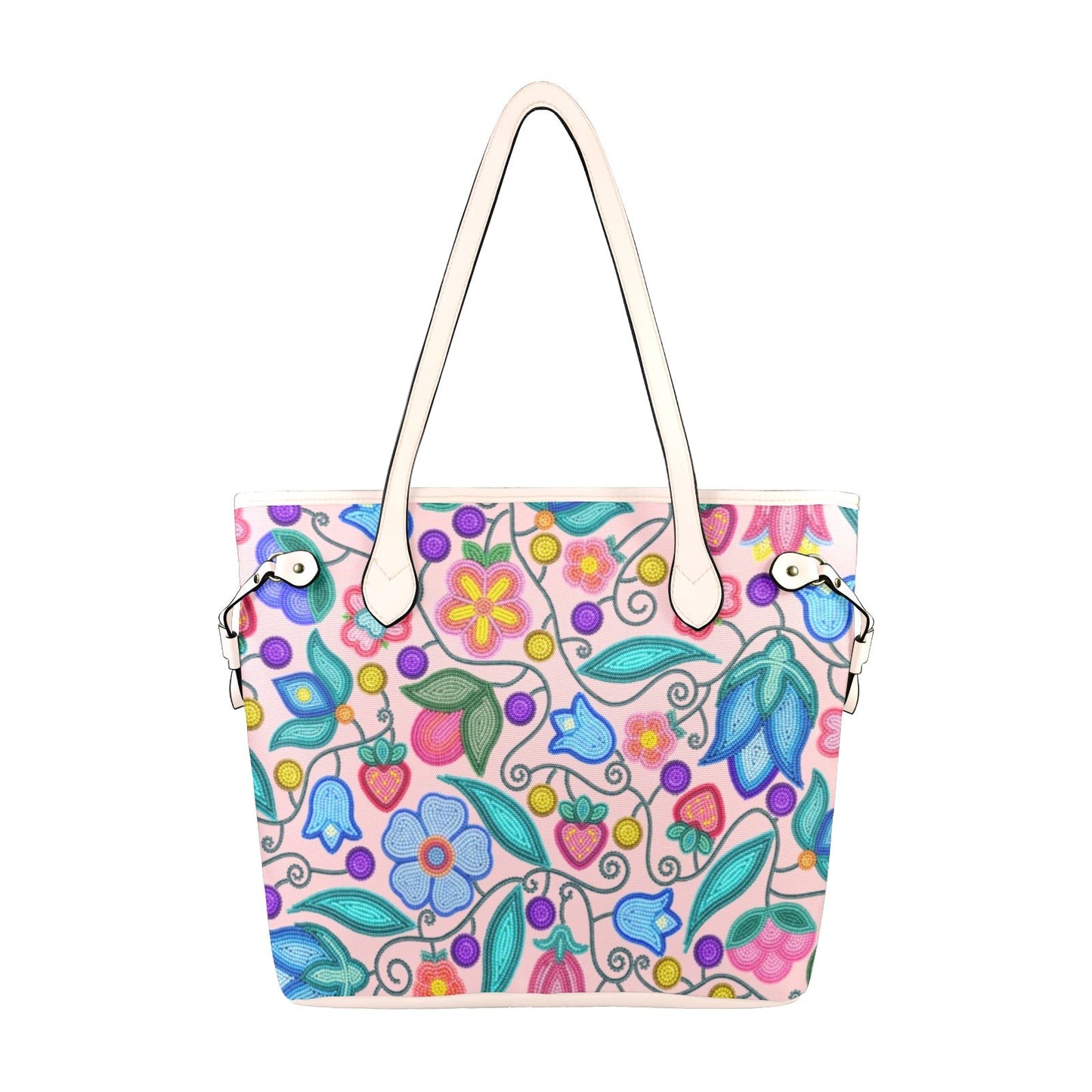 Sweet Offering Pink Clover Canvas Tote