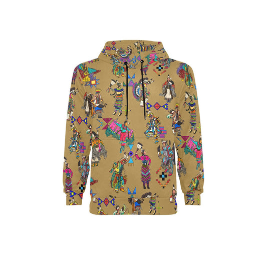 Grand Entry Dancers Earth Fleece Hoodie