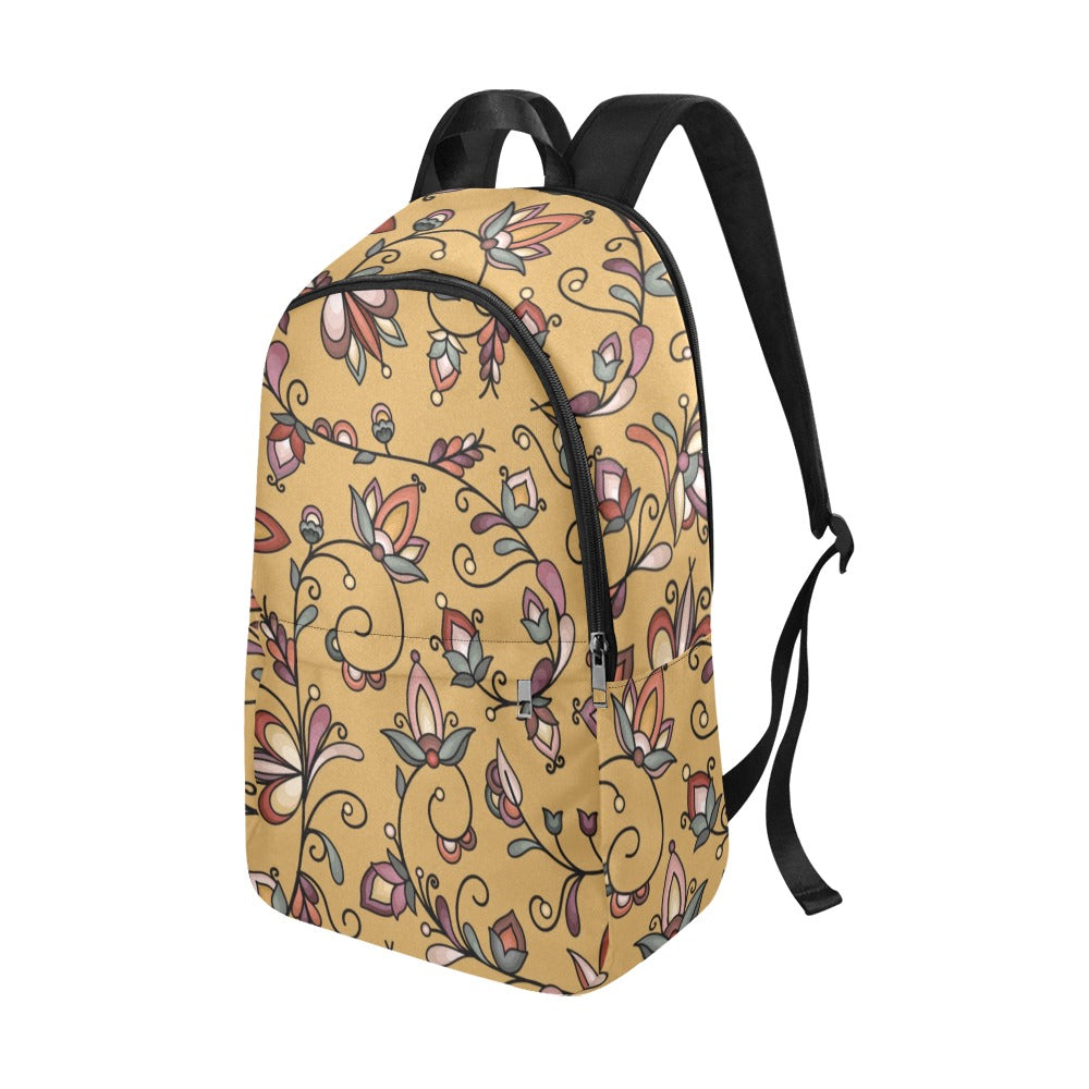 Burnt Sky Petals Gold Backpack