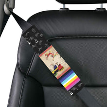 Load image into Gallery viewer, Horses Running Black Sky Car Seat Belt Cover
