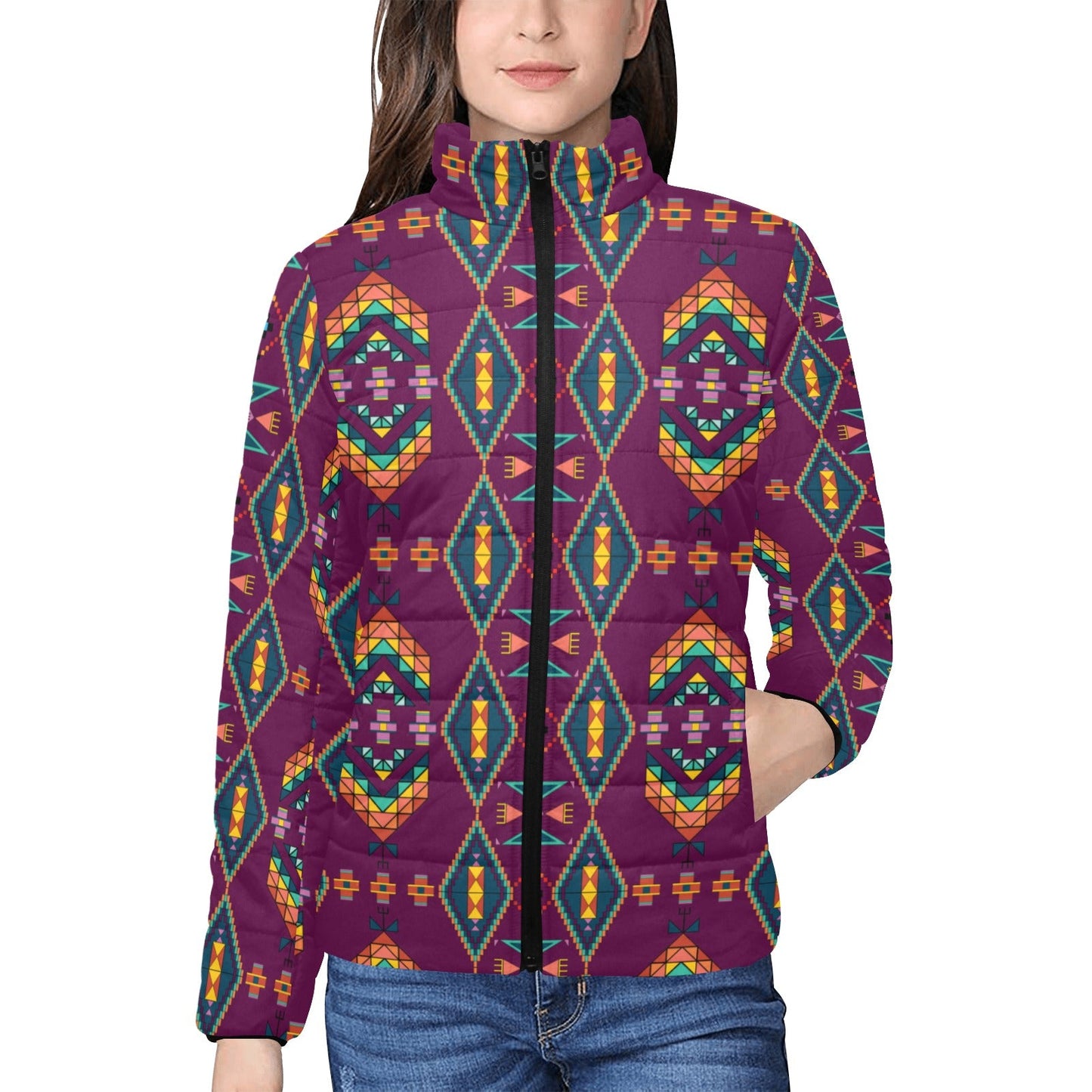 Travois Tipi Berry Women's Padded Jacket