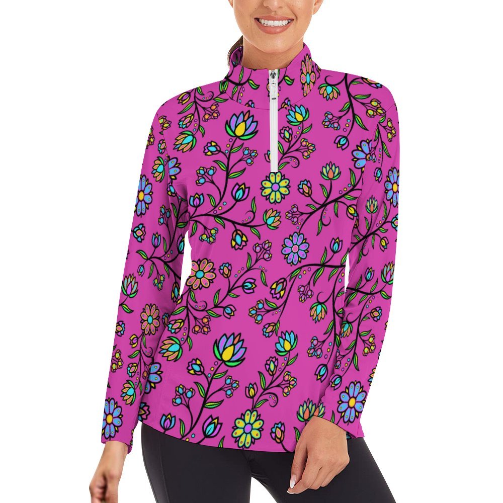 Cosmic Whisper Pastel Passion Long Sleeve Yoga Shirt